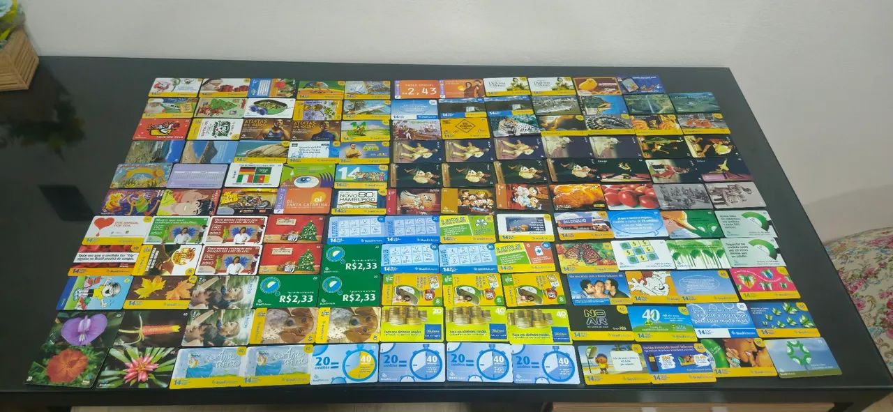 LOTE CARTÕES TELEFÔNICOS ANTIGOS (2000 a 2008)