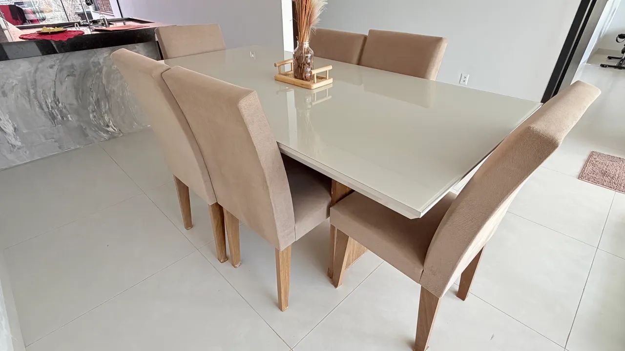 Mesa de Jantar + 6 cadeiras  - Foto 5