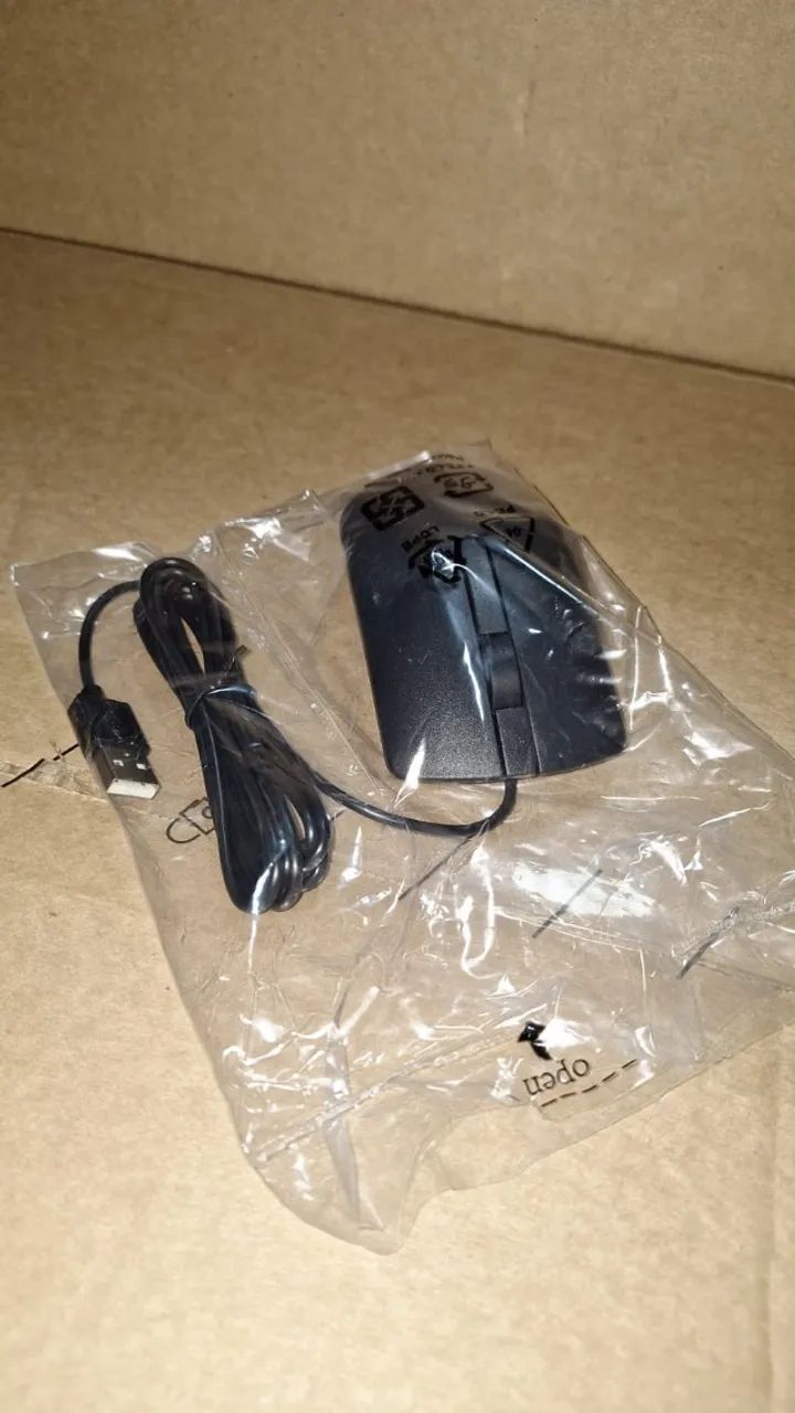 Mouse Dell MS116 USB 1000 DPI Novo - Sem Uso