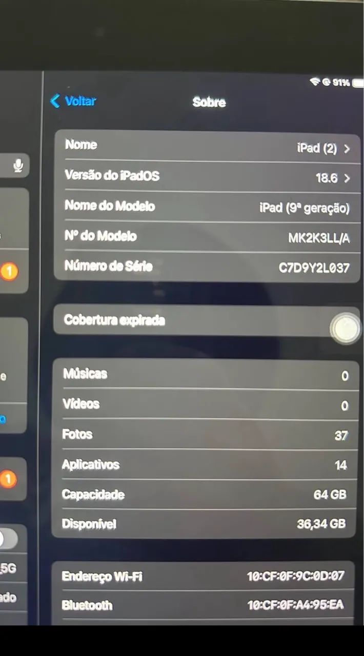 iPad 9ª geração 64g - Foto 2