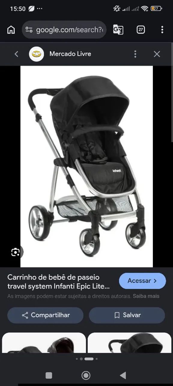 Carrinho de bebê  - Foto 2