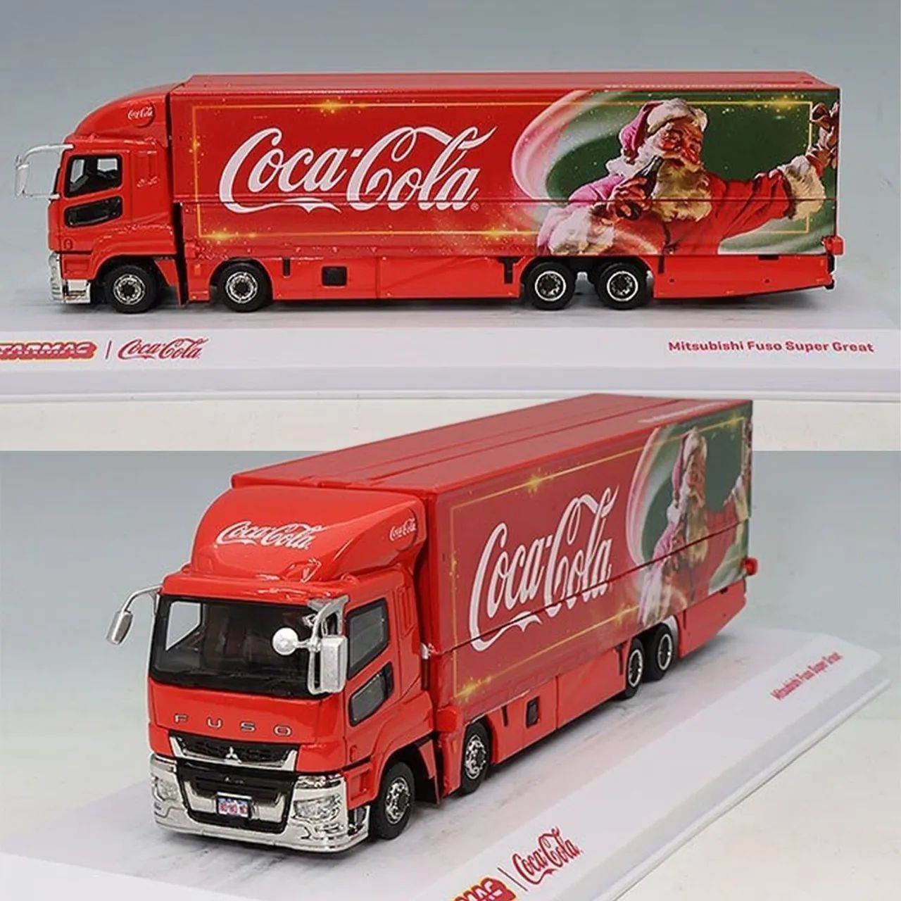 ミニカー Tarmac Coca-Cola Mitsubishi Fuso Super TARMAC MITSUBISHI FUSO SUPER GREAT COCA-COLA - Brinquedos e Jogos