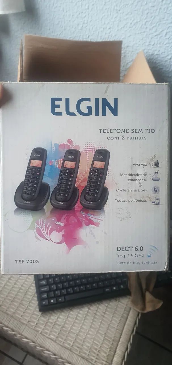2 Telefones Sem Fio ELGIN TSF 7003 - Foto 4