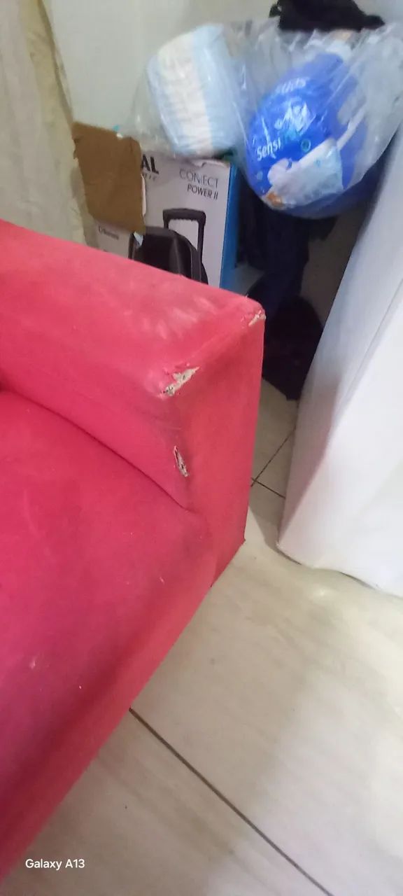 Sofá 2 lugares Com Avaria nos braços  - Foto 2