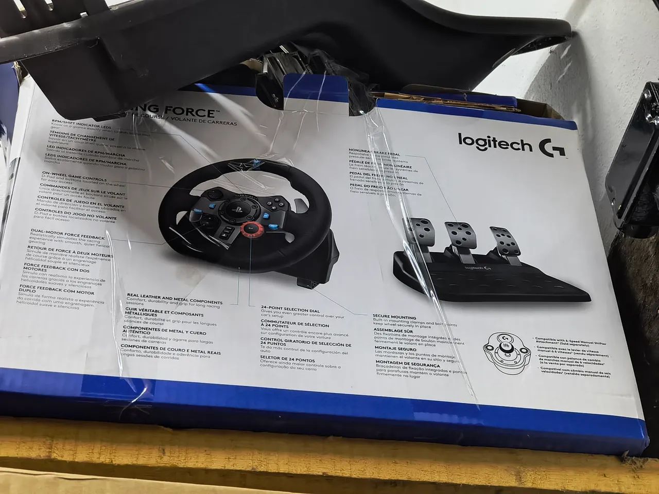 Logitech G29 Volante, console e alavanca de marcha 