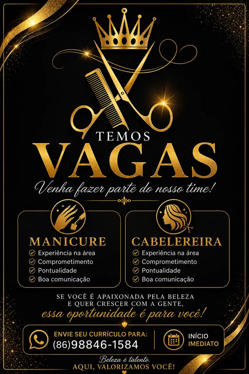 Vagas em Salão