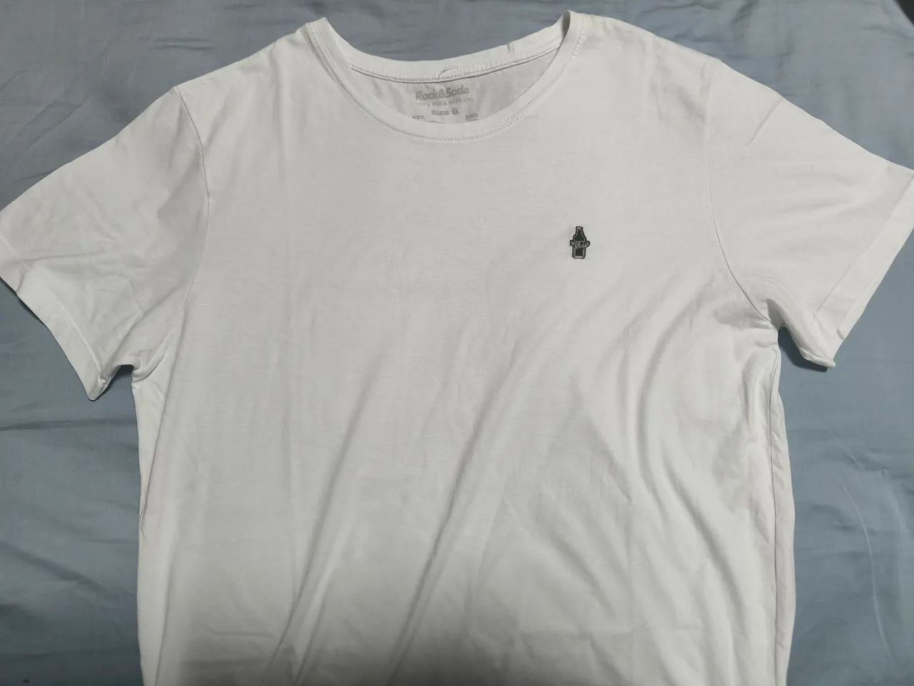 Camisa branca 100% algodão  - Foto 2
