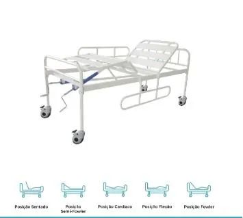 Cama hospitalar 2 movimentos 