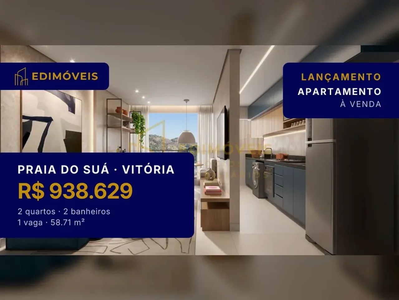 Exclusivo: Apartamento de 2 Quartos com Rooftop na Praia do Suá