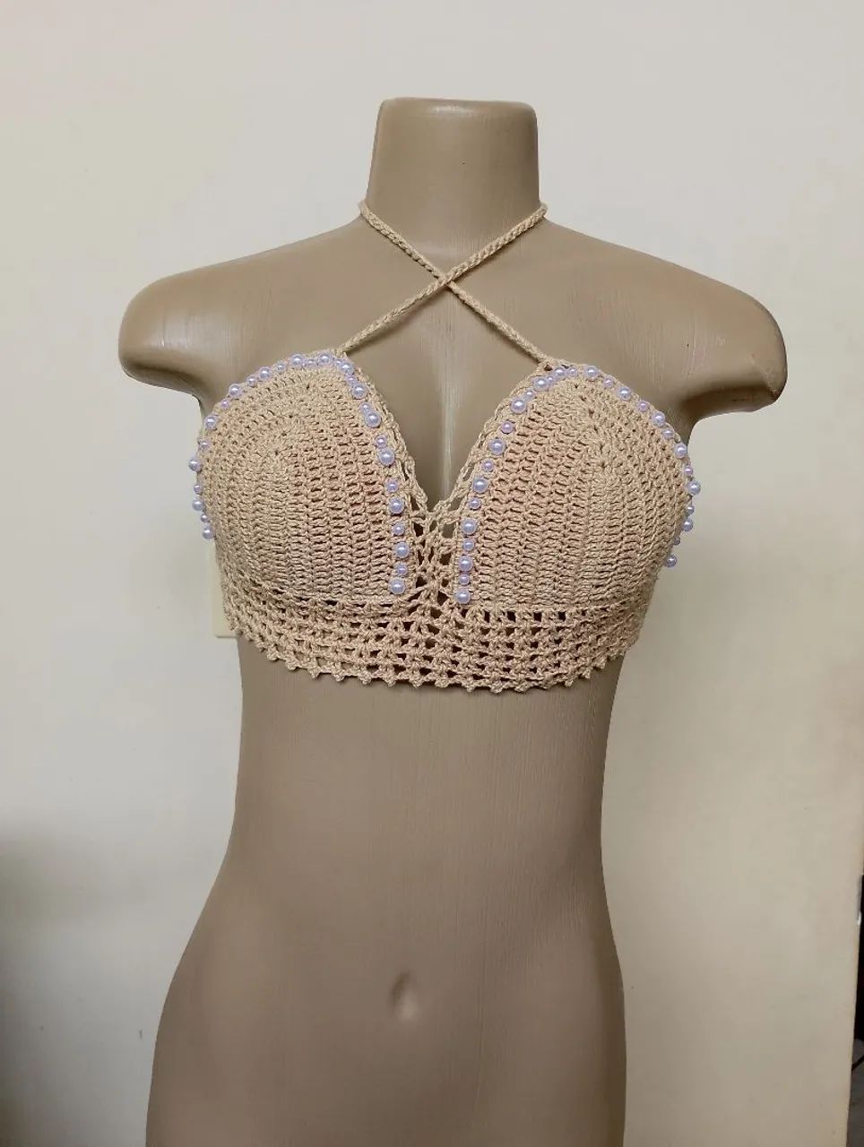 Peça de crochê 