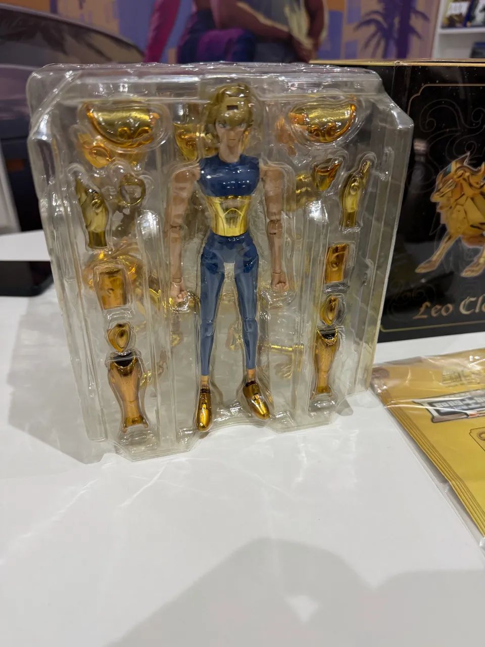 Boneco Cavaleiros do Zodíaco - Leo Cloth  - Foto 4