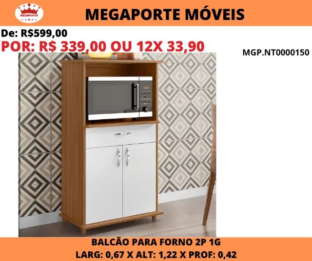 Balcão para Forno/Micro-Ondas