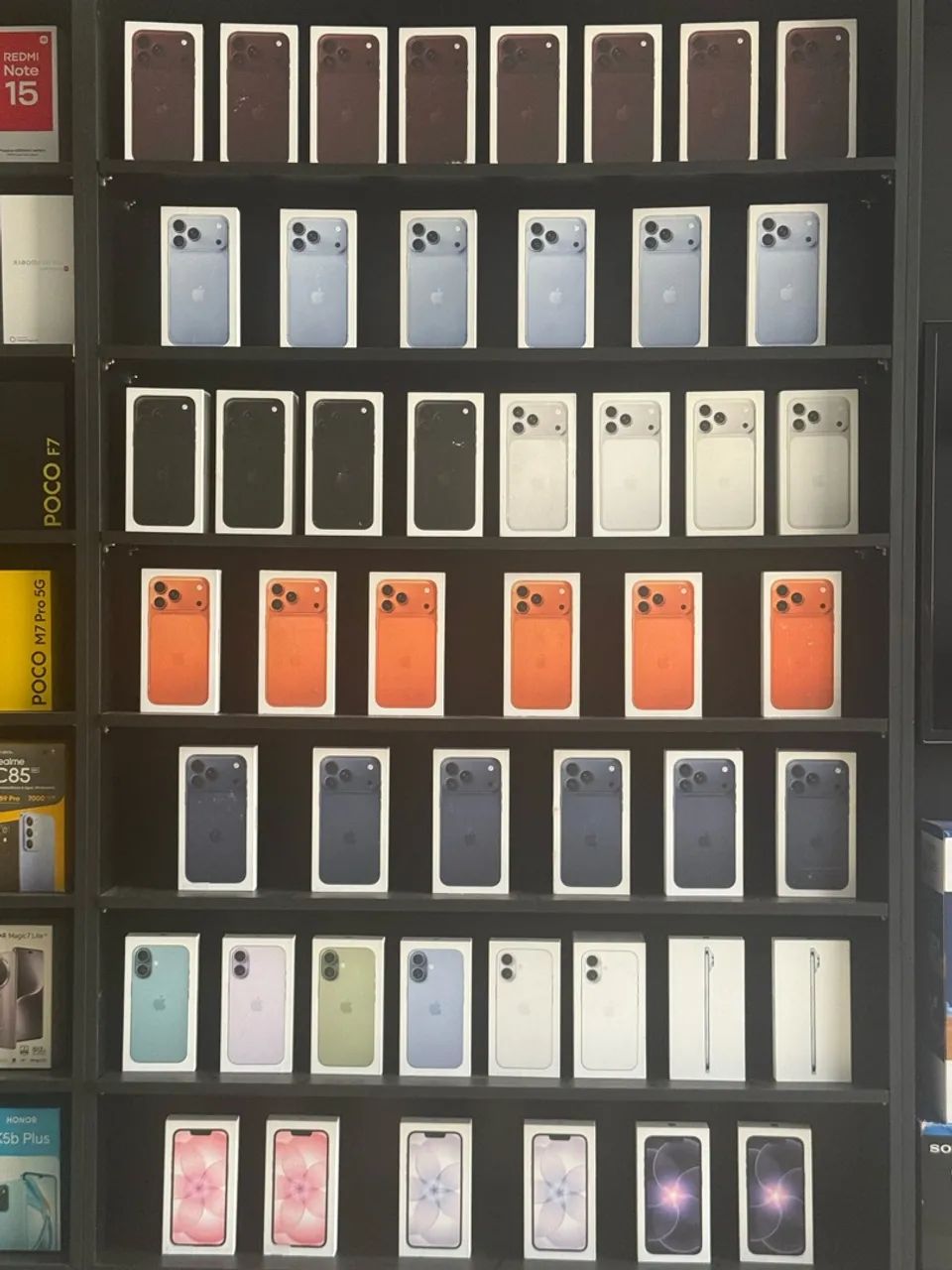 Caixa vazia iPhone mostruário 