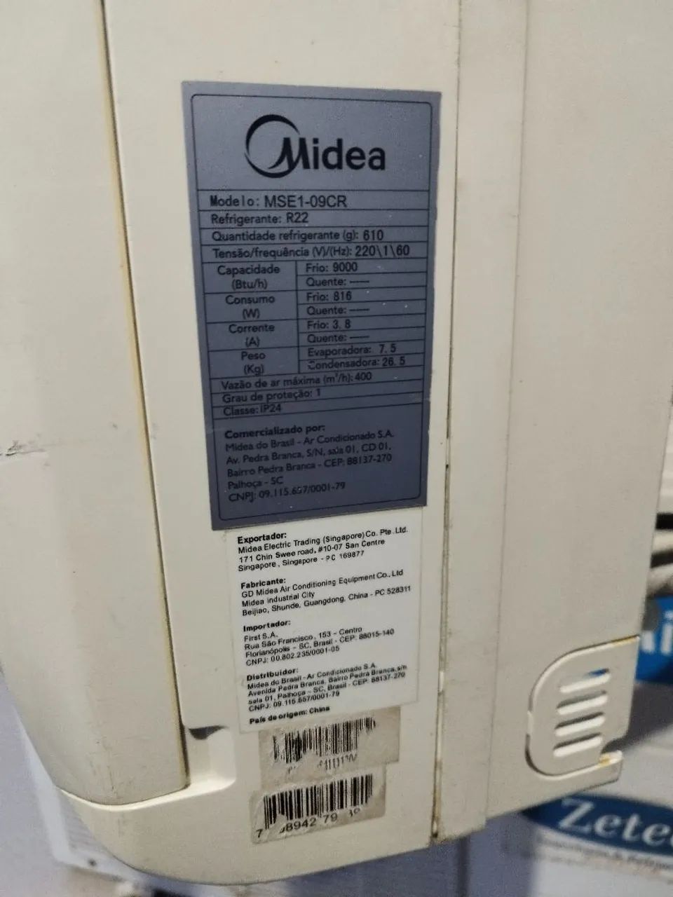 Ar-Condicionado Split Midea 9.000 BTUs ? Excelente Estado! - Foto 3