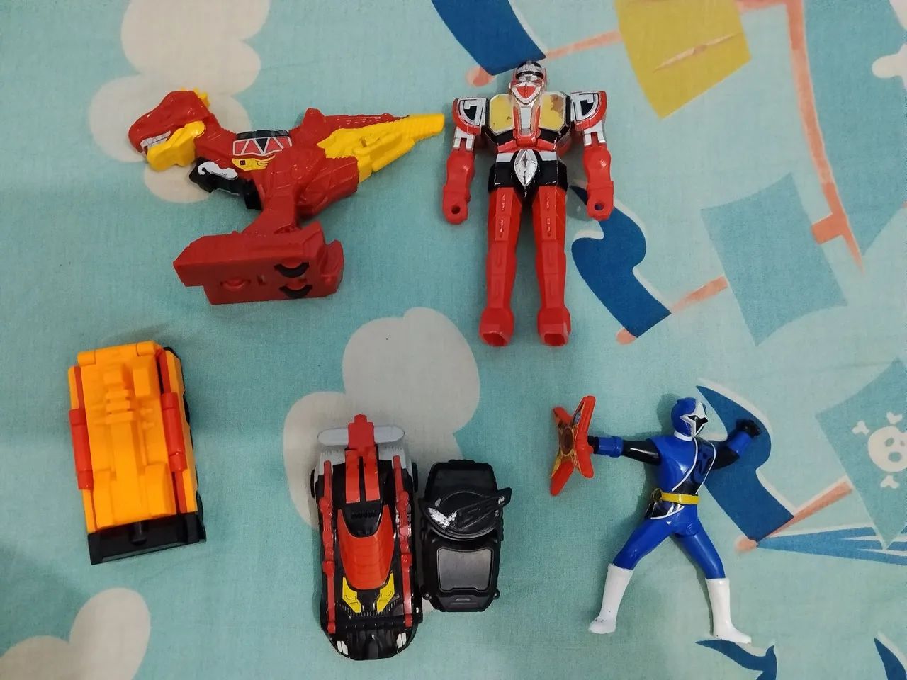 Lote brinquedos power rangers