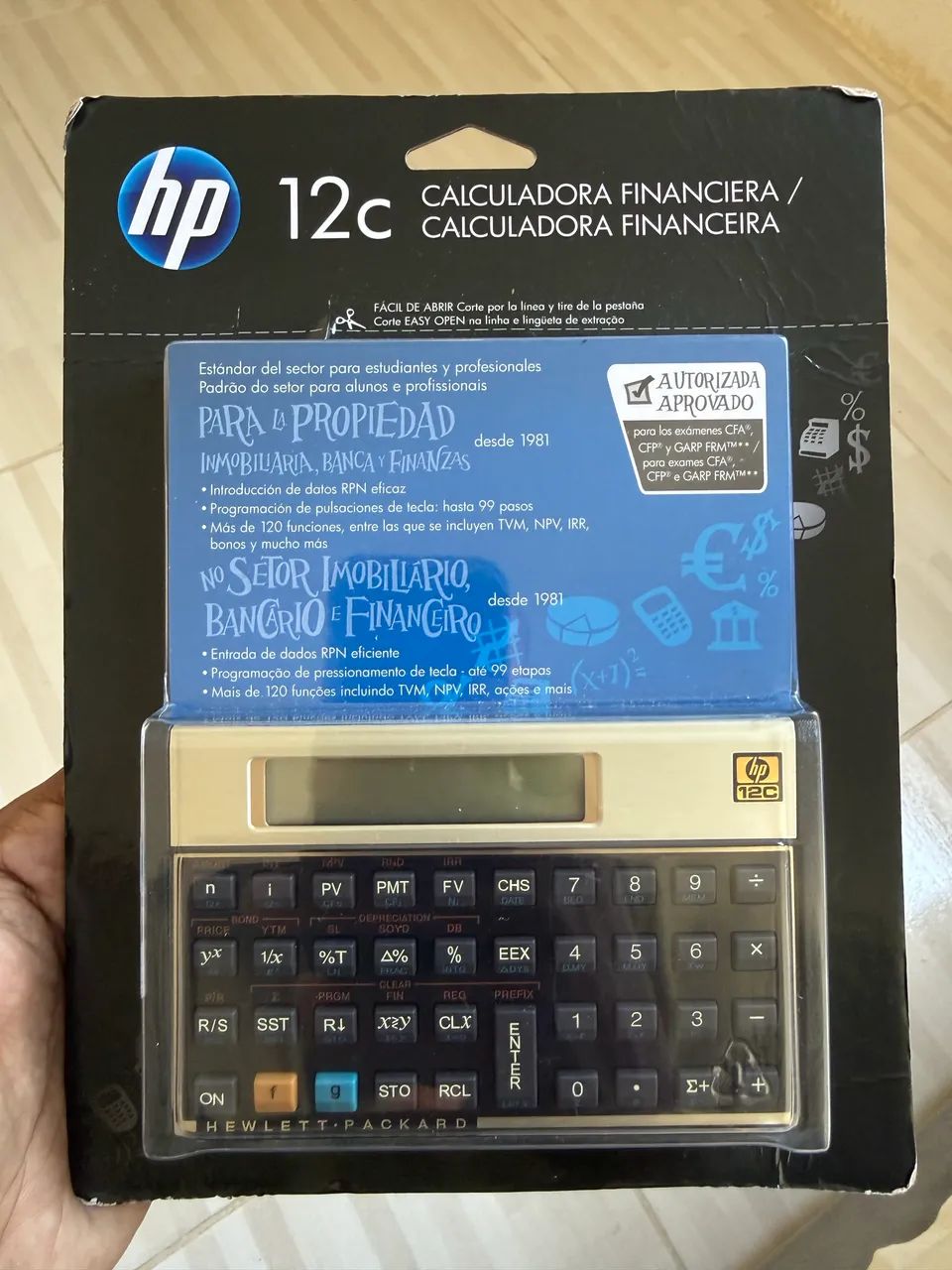 Sealed HP12C Calculator