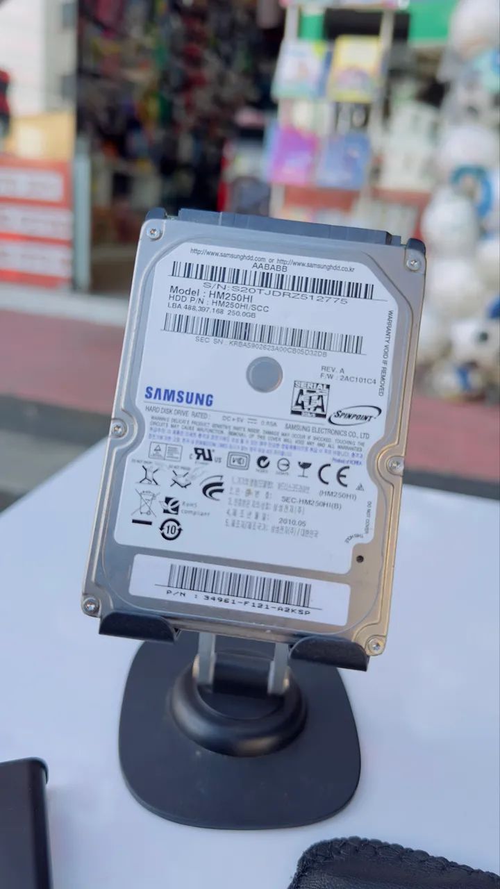 Hd Externo Samsung 250Gb Novo - Foto 2