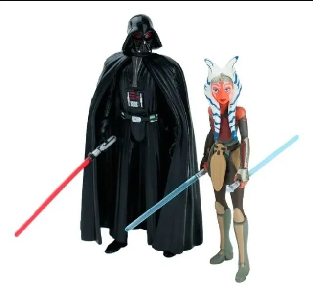 boneco star wars darth vader e ahsoka tano - hasbro - Foto 2