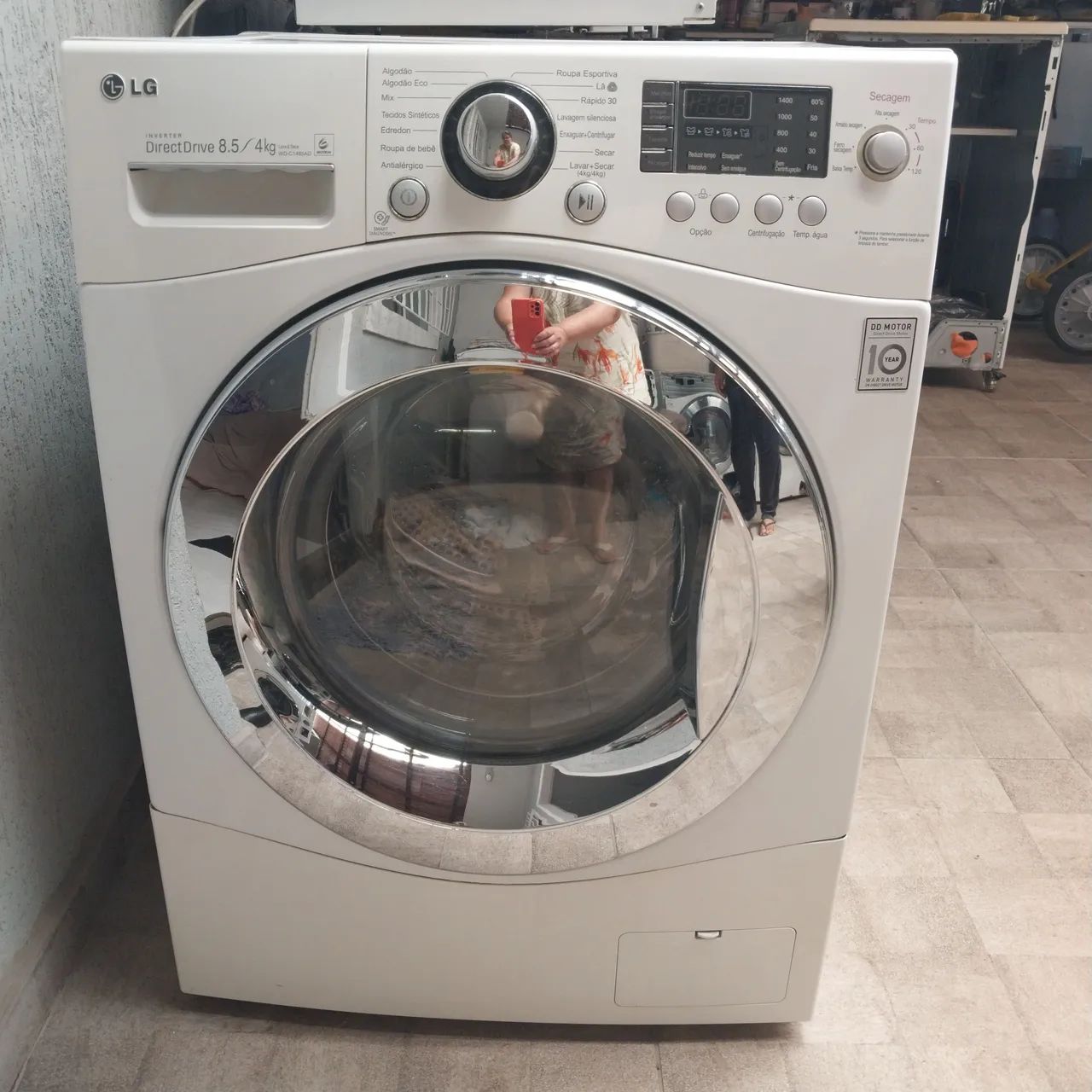 Lava e Seca LG Direct Drive 8,5kg 