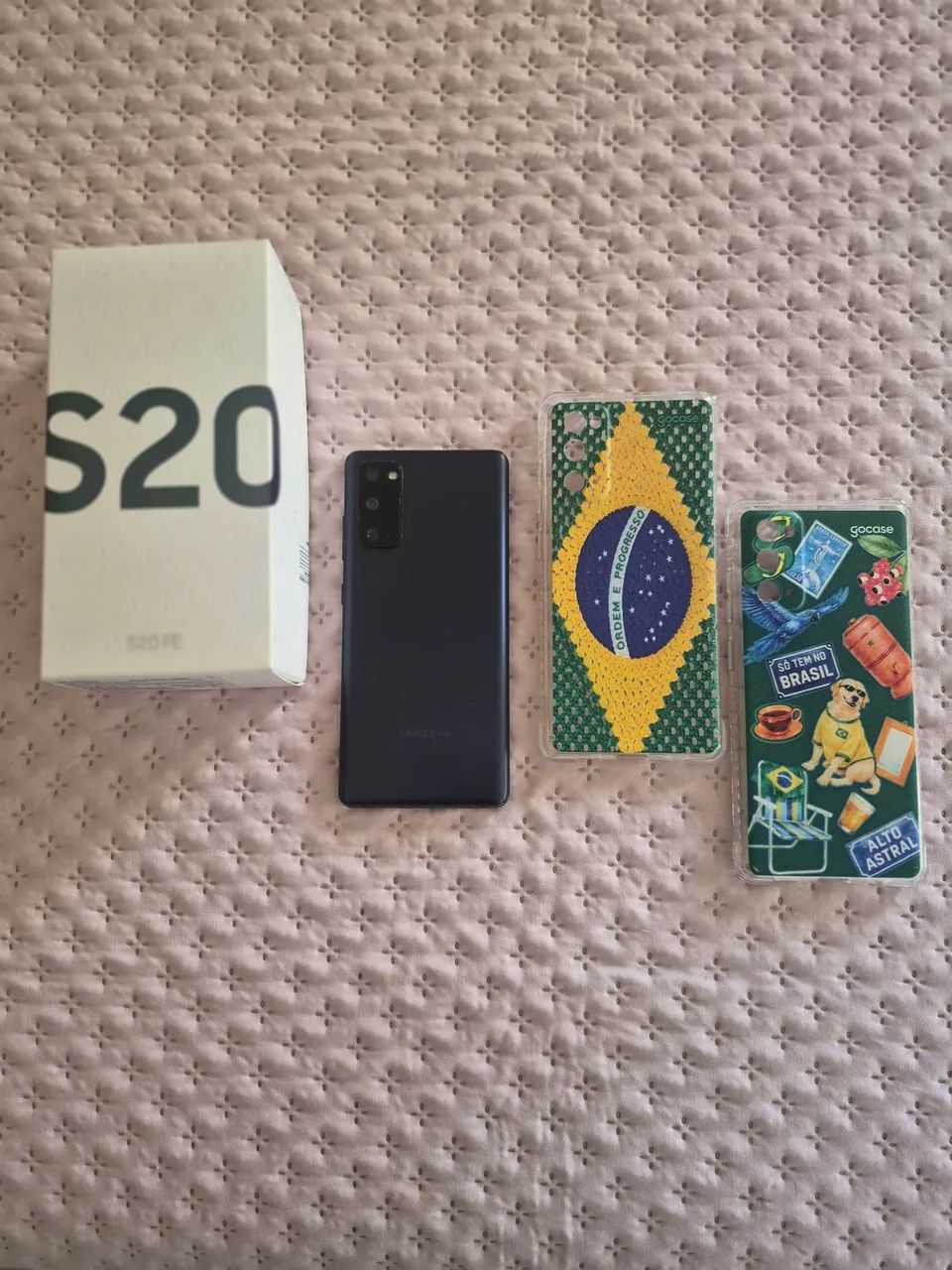 Celular sansung S20 FE, acompanha 2 capinhas - Foto 2