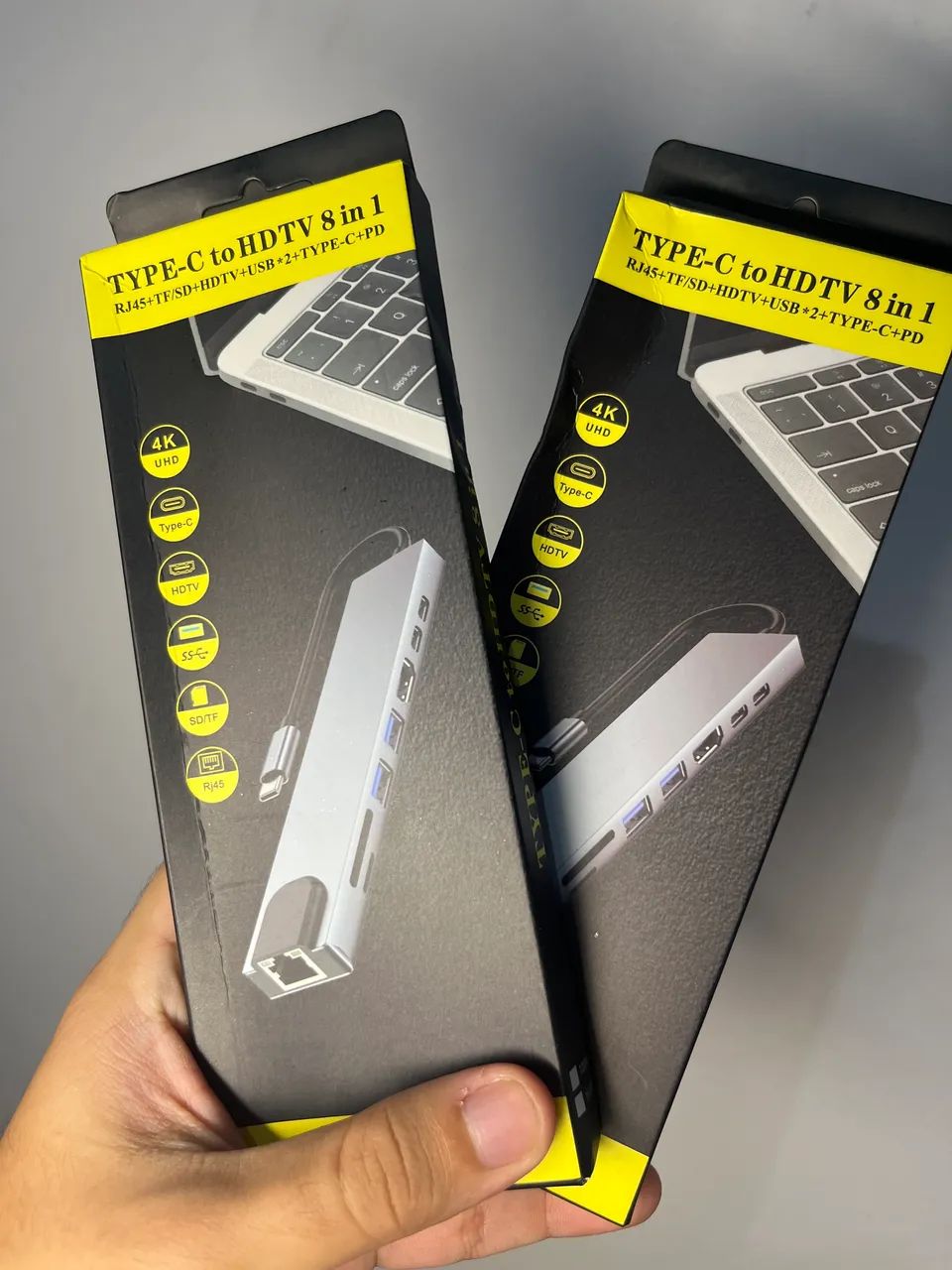 Hub UsB Tipo C 8 Portas - FRETE GRÁTIS