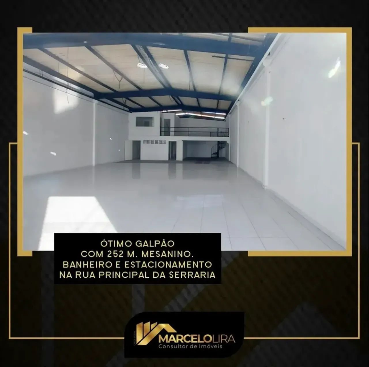 ALUGO GALPÃO COM 252 m² NA SERRARIA - Foto 2