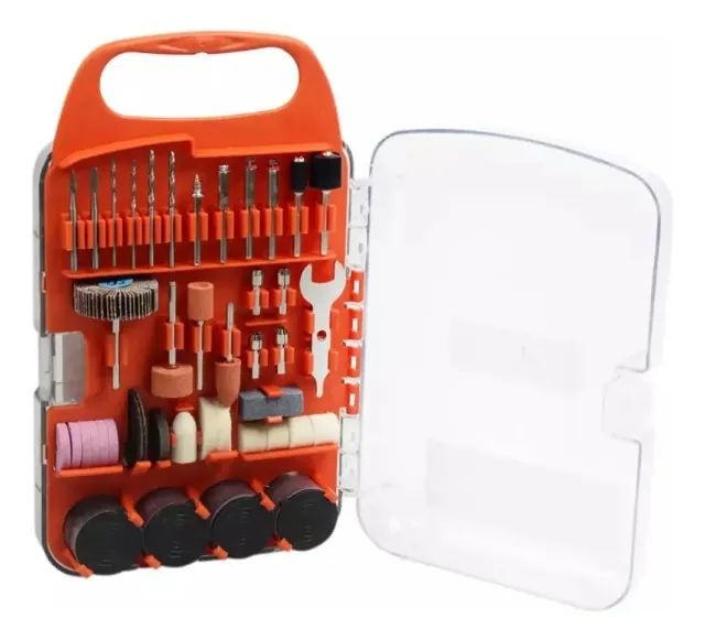 Jogo de peças para micro retifica -175pçs ( Black & Decker ) - Foto 2