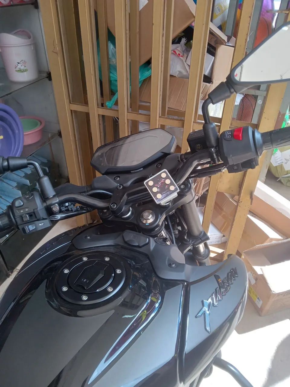 Suporte celular na moto, imã celular moto - Foto 4