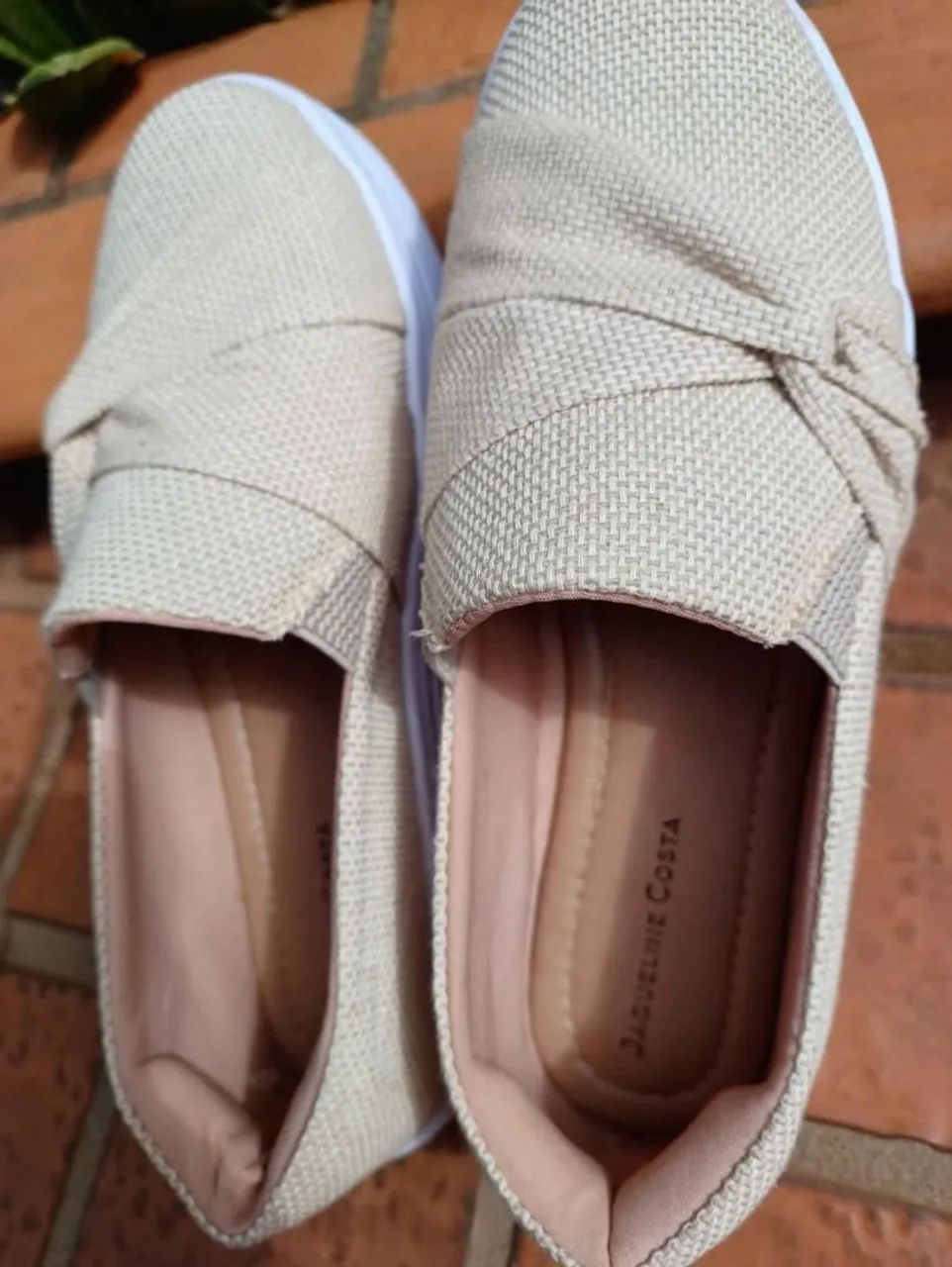 Slip on bege NOVO - Foto 2