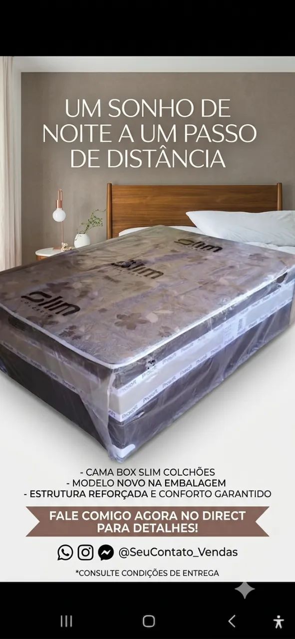 cama box. promoção 