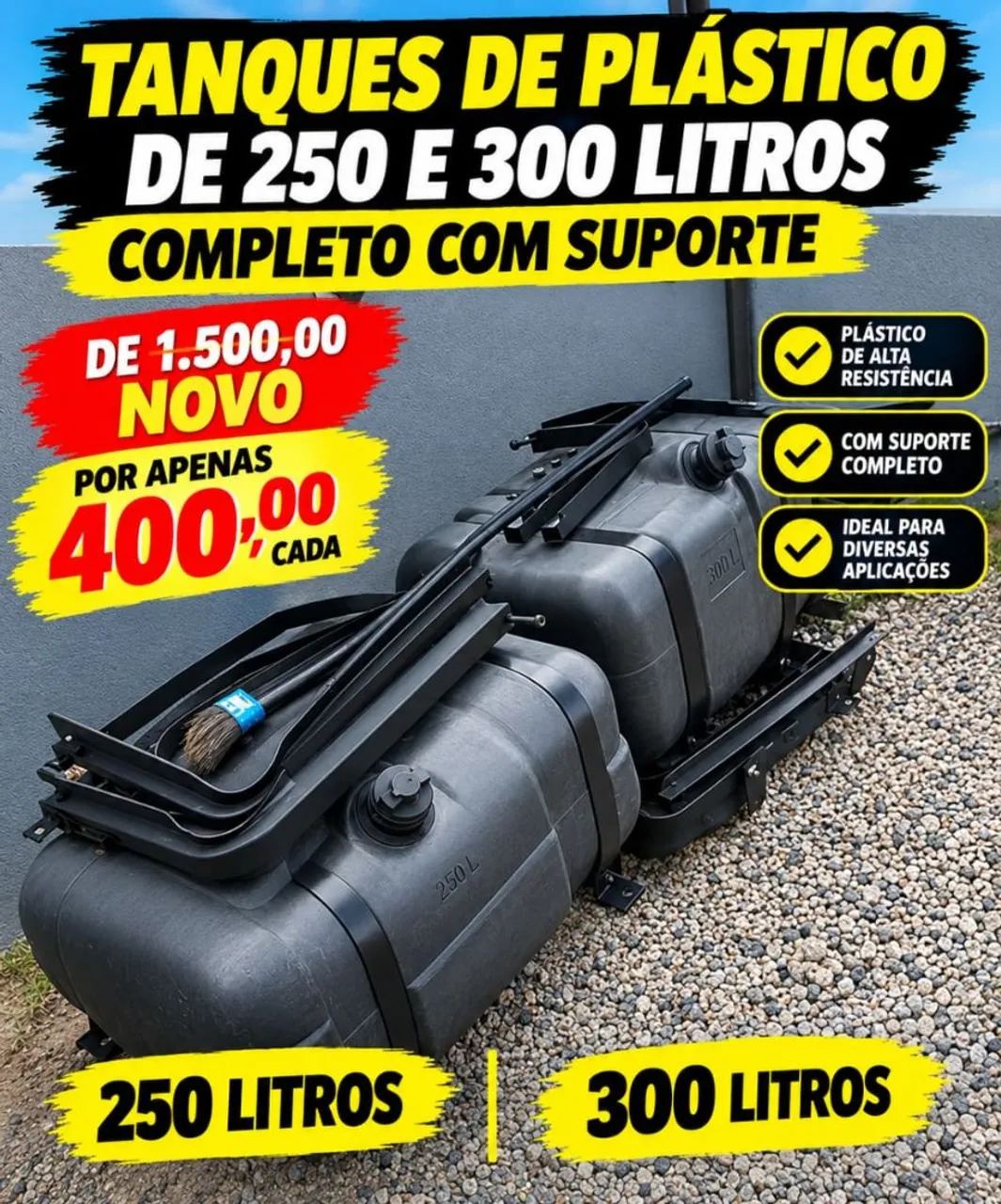 Tanques de plástico!!