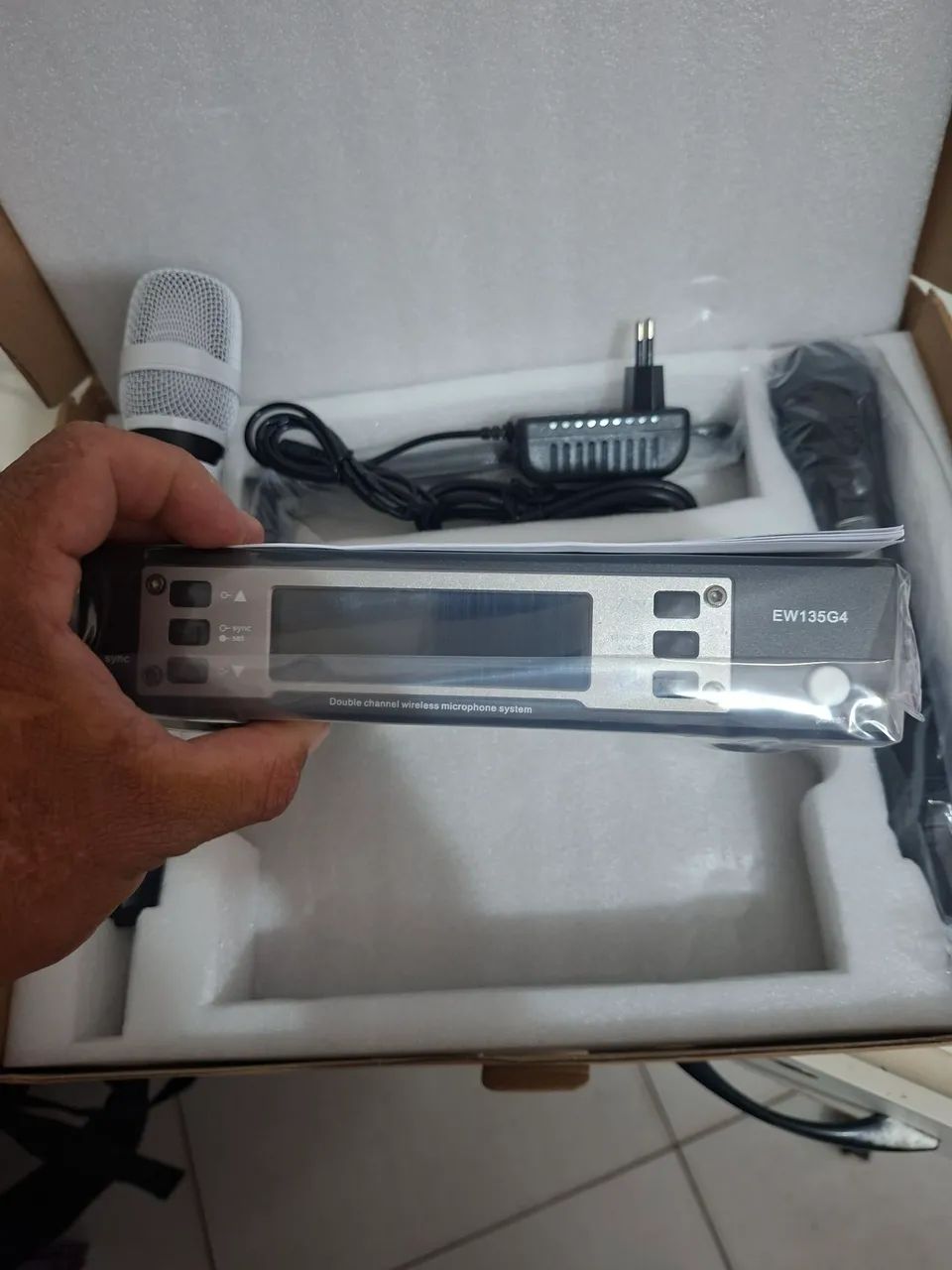 Microfone sennheiser ew135 g4 novos  - Foto 4