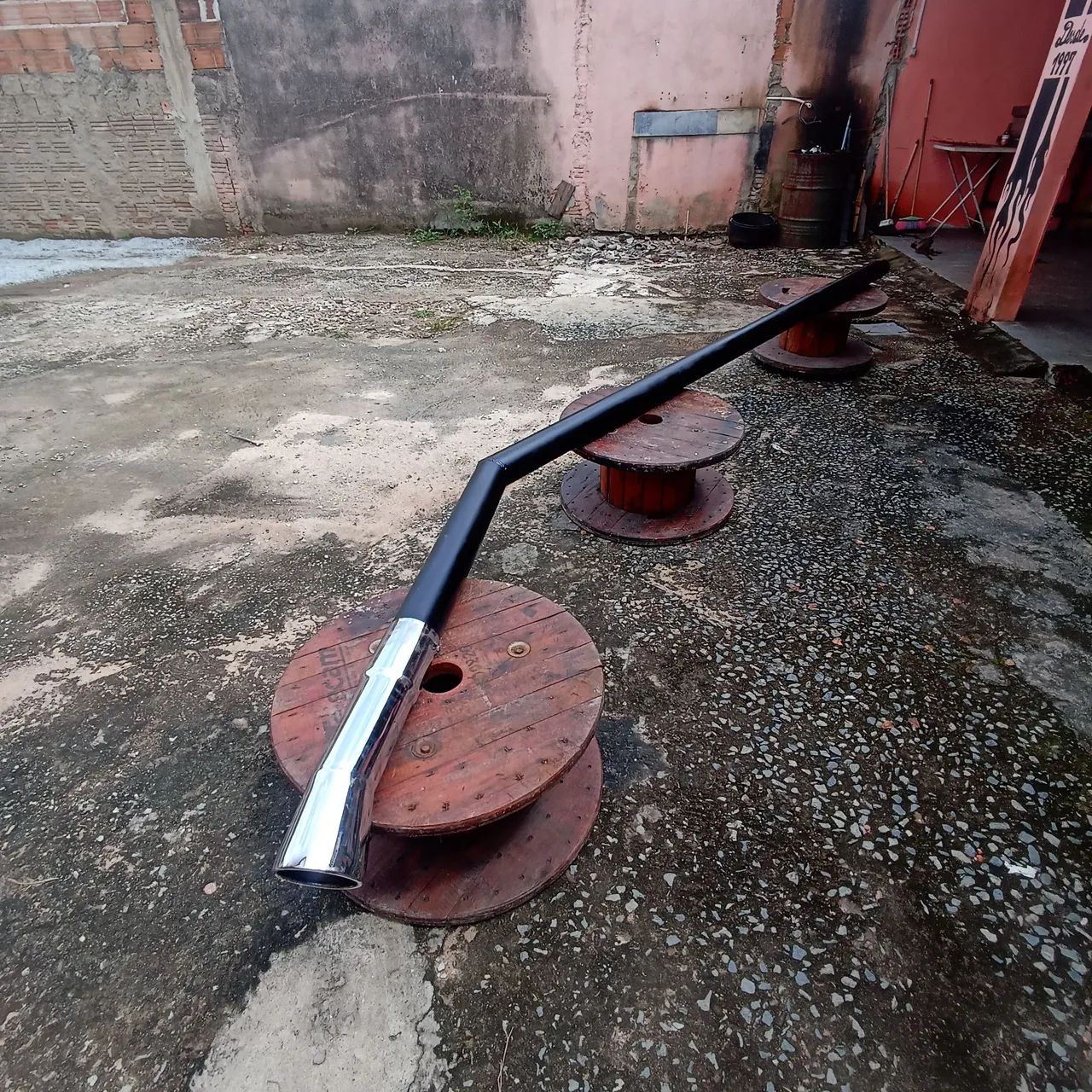 Escapamento boiadeiro caminhão truck