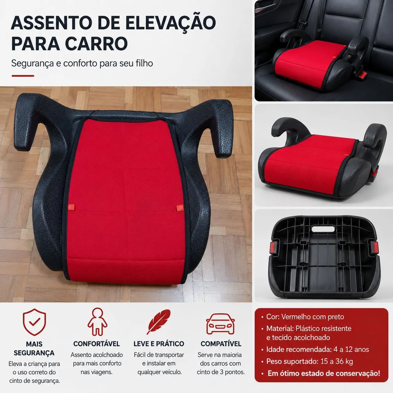 Promoção Assento Infantil para Carro 