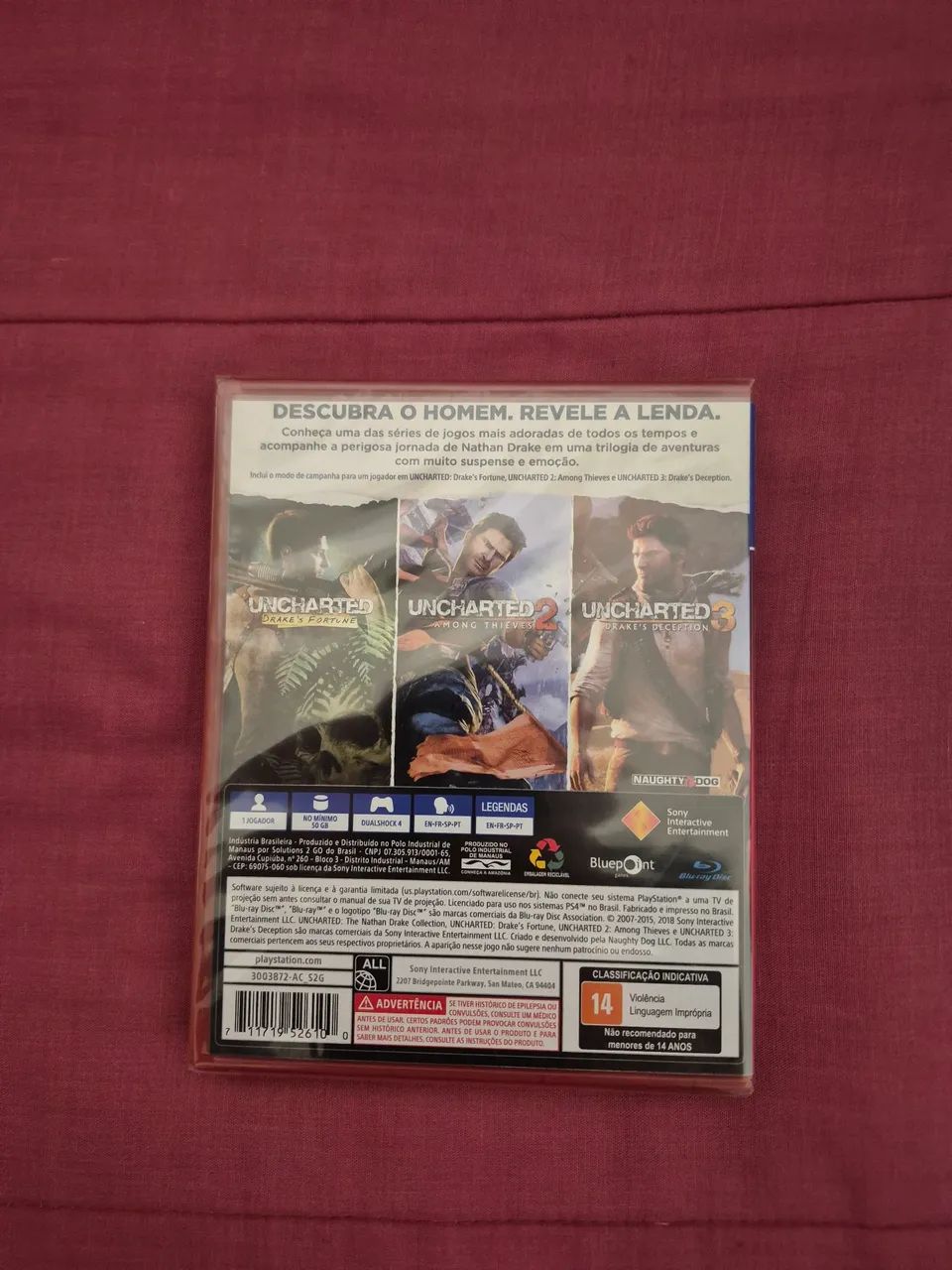 Uncharted PS4 Lacrado. - Foto 2