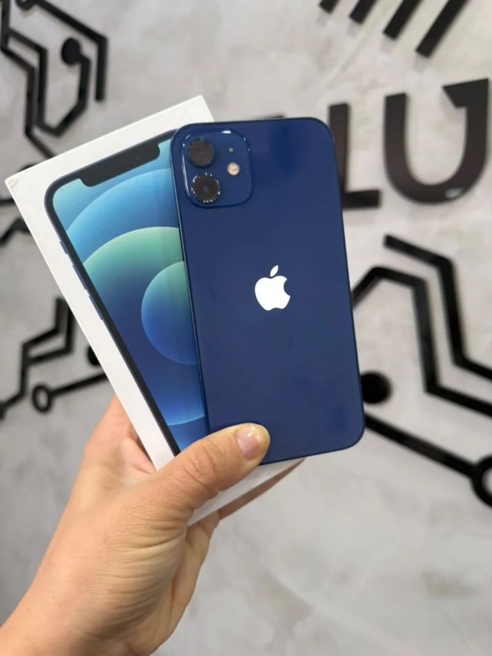 iPhone 12 Azul 128GB (Completo) + Nota e 3 meses de garantia - Foto 2