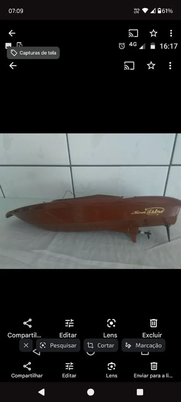 Lancha de brinquedo  - Foto 3