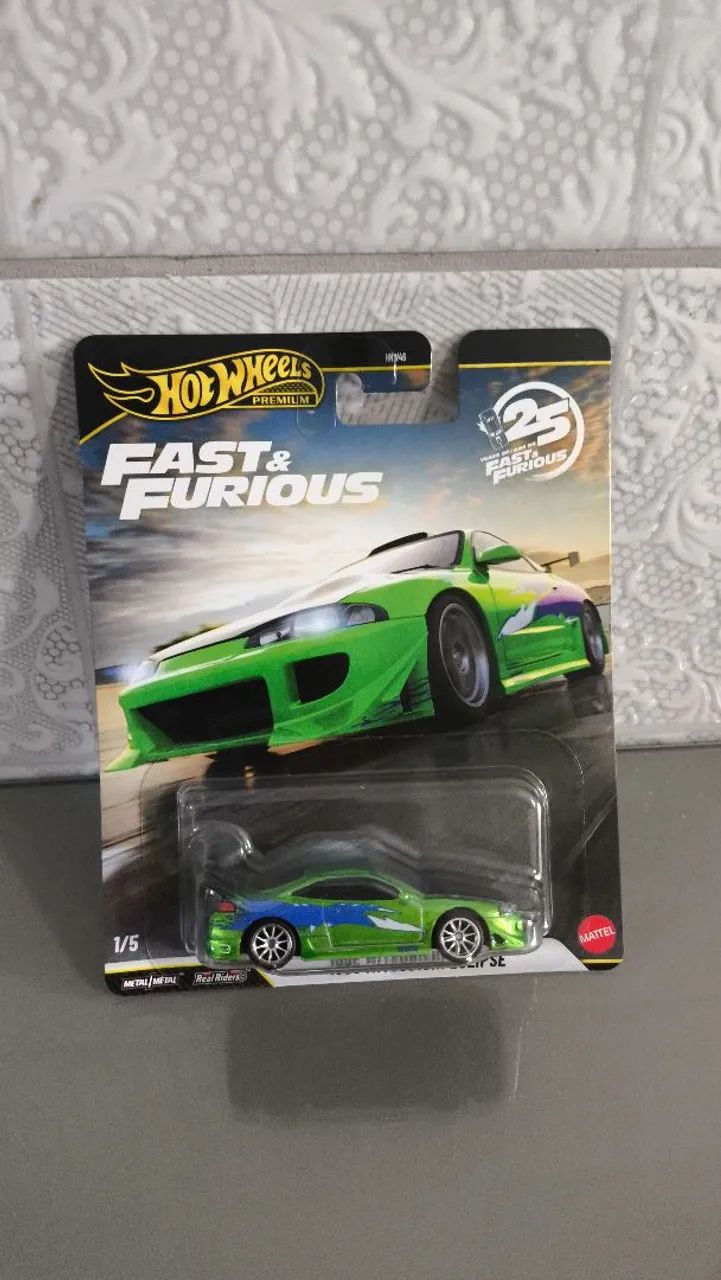 Hot Wheels Premium Velozes e Furiosos Mitsubishi Eclipse 25 anos
