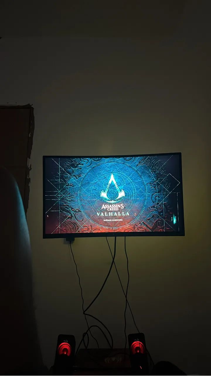 Monitor gamer curvo KBM 27 polegadas + suporte articulado  - Foto 4