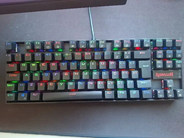 Teclado redragon Kumara RGB - Foto 2
