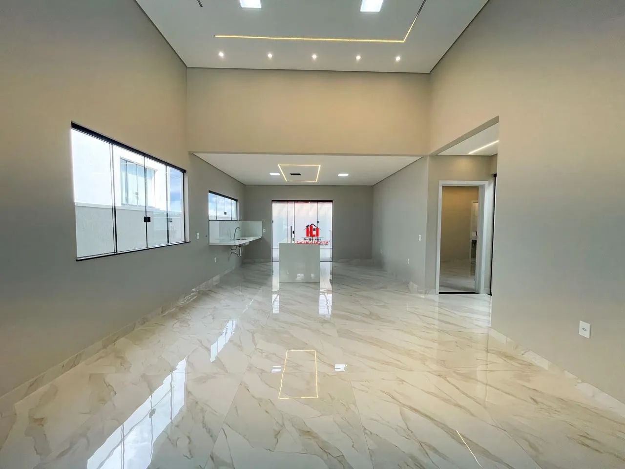 Quinta das Marinas, Casa térrea com 3 suites, Ambientes integrados, 180m² Edificado - Foto 4