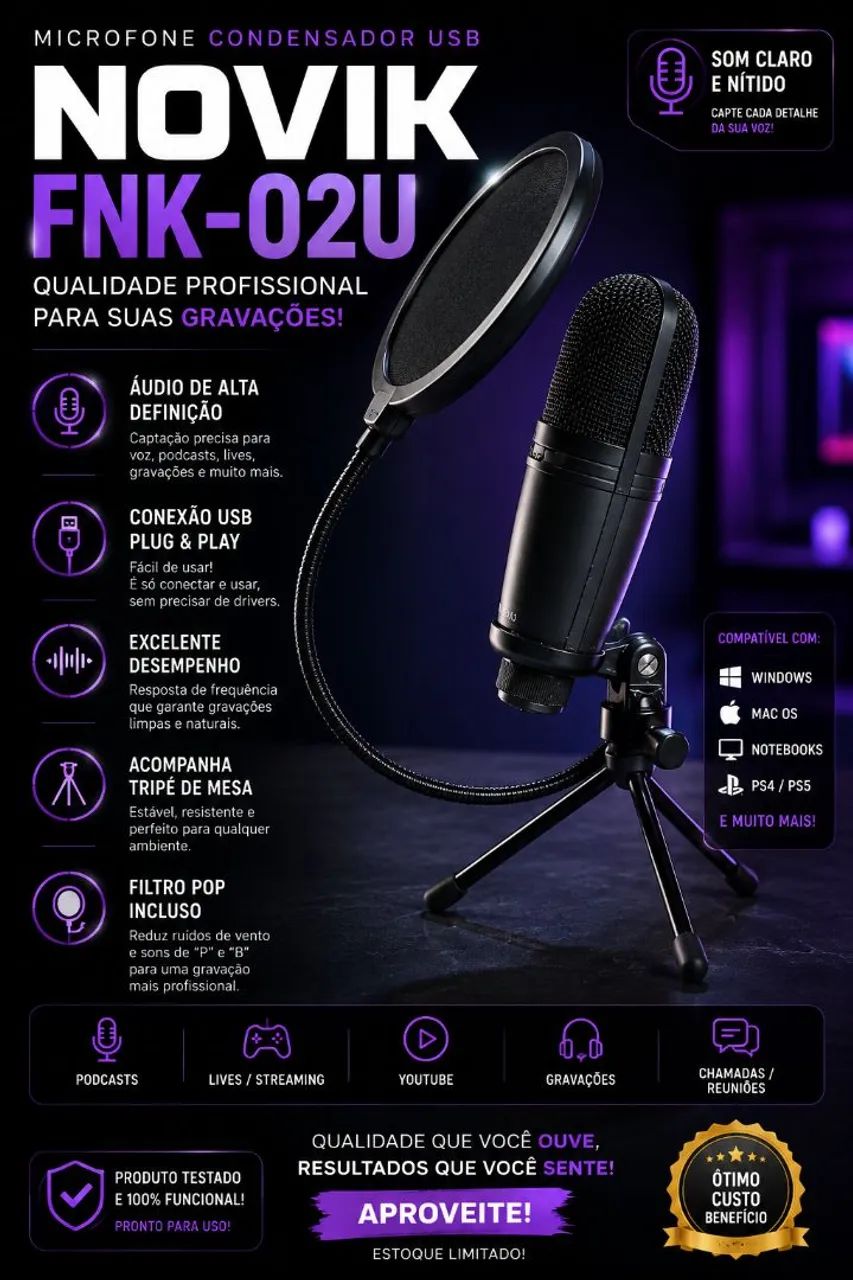 Microfone NOVIK