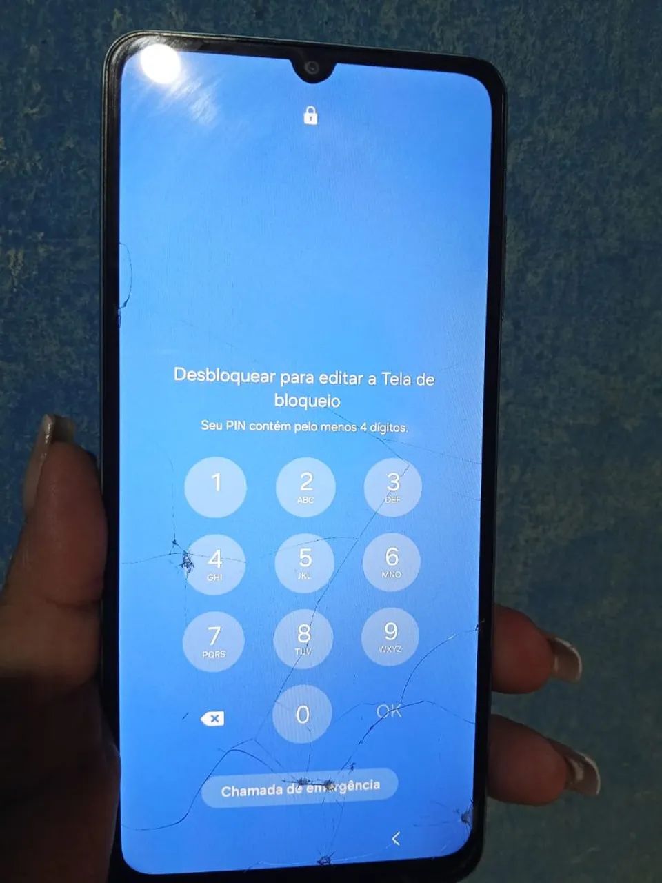 Samsung a06 128gb Todo original,  trincado so na película de vidro. - Foto 5