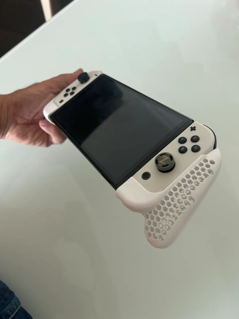 Grip ergonômico para joycon de Switch 1 - V1, V2 e OLED - Foto 2
