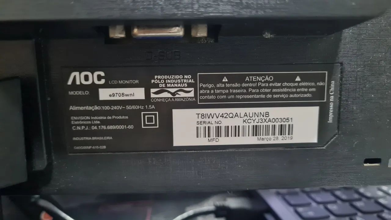 MONITOR AOC 19" - Foto 3