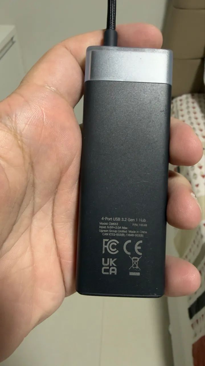 Adaptador Ugreen 4x Portas USB 3.2 - Foto 4