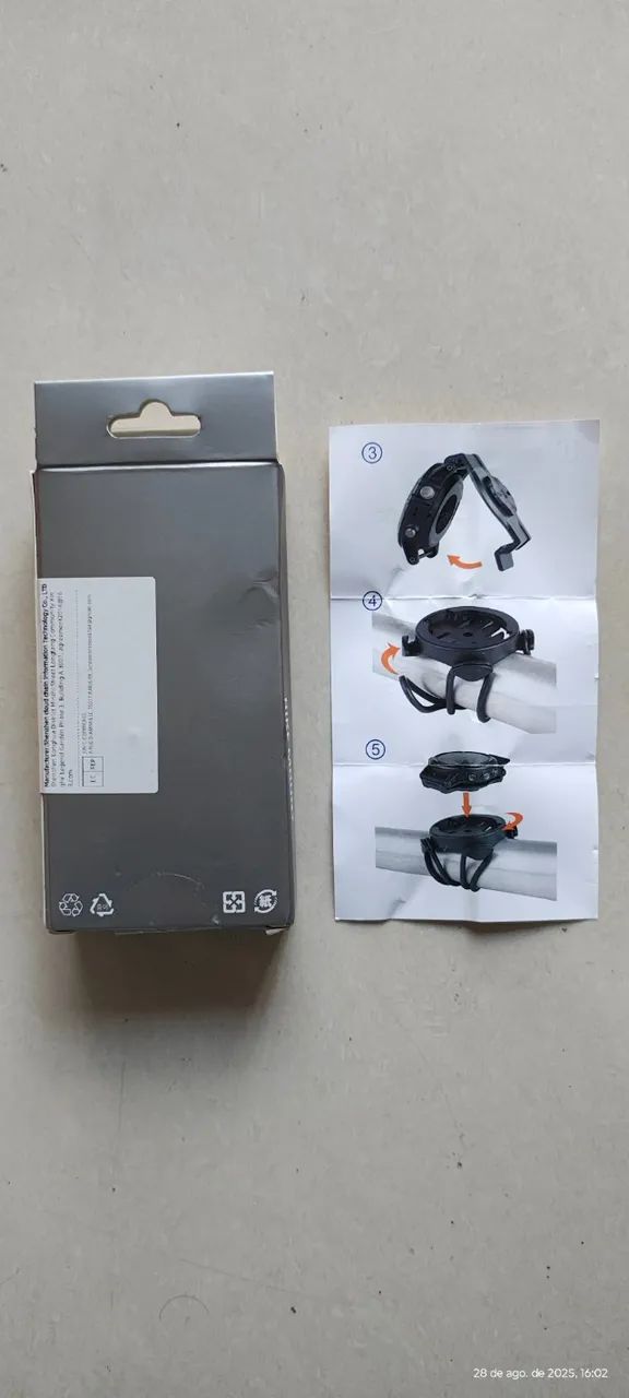 Kit Bike Mount compatível Garmin sem uso - Foto 3