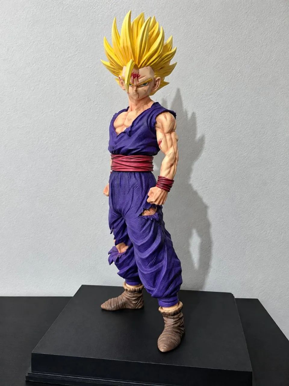 action figure Gohan super Sayajin - 45 cm com base - figura perfeita 