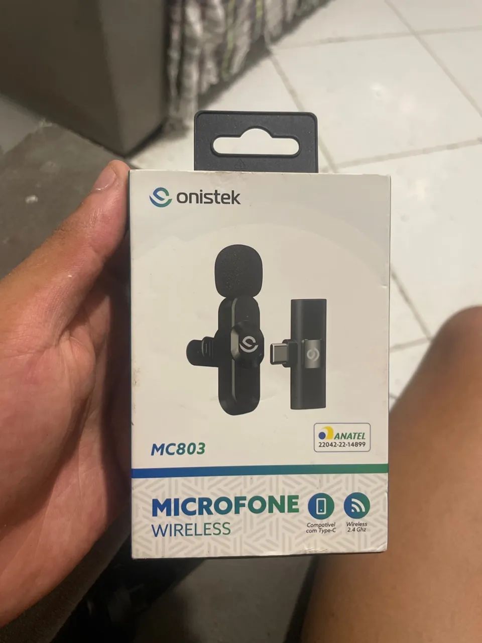 Microfone lapela 