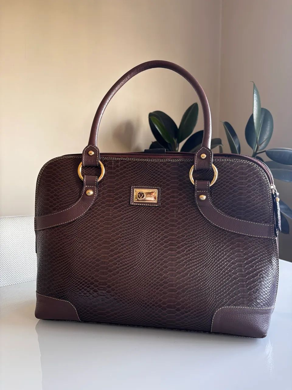 Bolsa couro legítimo para notebook